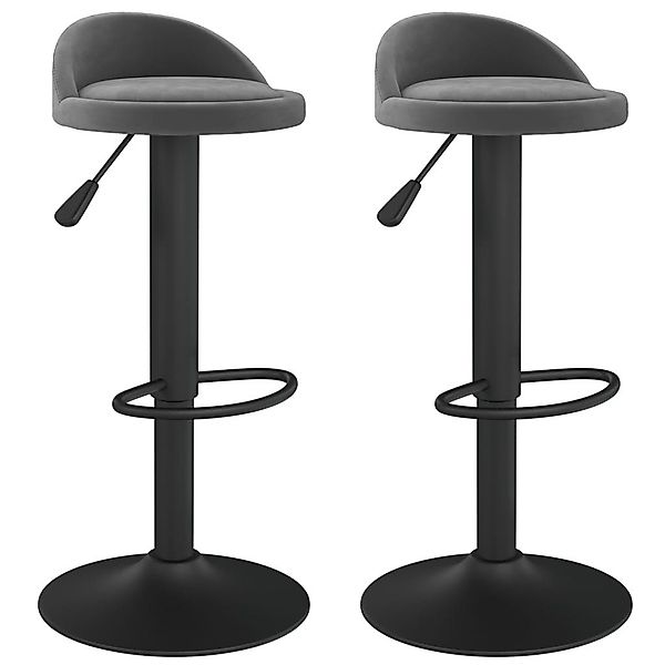 vidaXL Barhocker Barhocker 2 Stk. Dunkelgrau günstig online kaufen