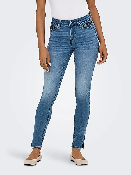 ONLY Skinny-fit-Jeans ONLWAUW MW ZIP SK ANK DNM BOX günstig online kaufen