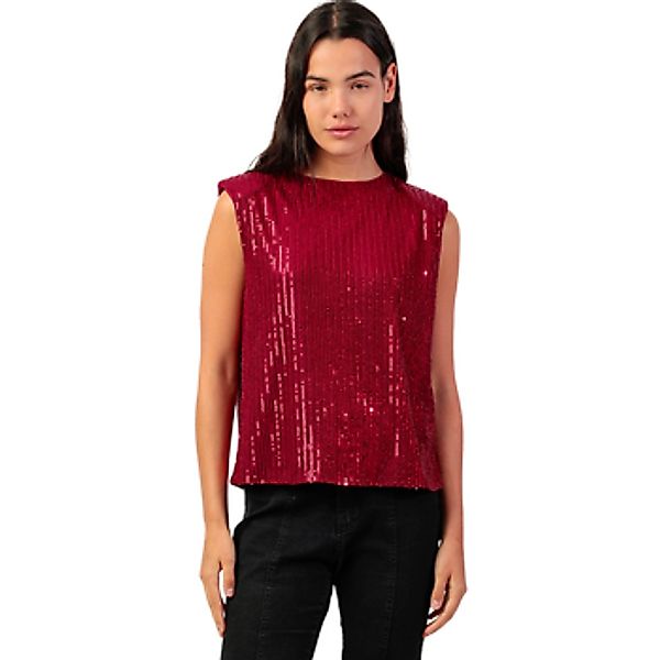 Admas  Blusen Ärmelloses Top Sequins günstig online kaufen