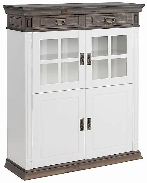 Home affaire Highboard "Vinales" Vitrine, Breite 112 cm günstig online kaufen