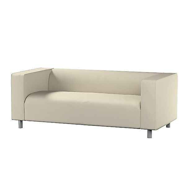 Bezug für Klippan 2-Sitzer Sofa, beige-grau, Sofahusse, Klippan 2-Sitzer, M günstig online kaufen