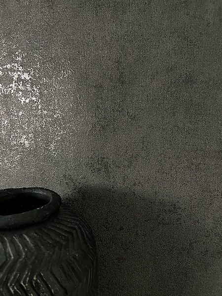 Newroom Vliestapete, Anthrazit Tapete Modern Beton - Betonoptik Betonwand D günstig online kaufen