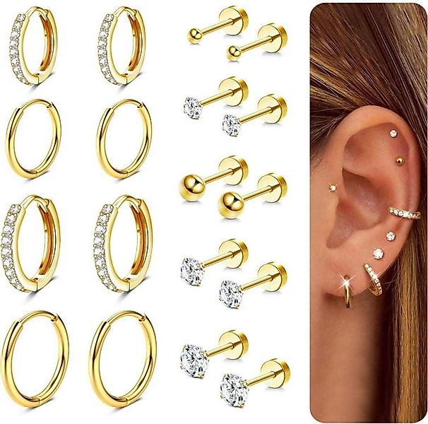 LuxusKollektion Ohrring und Ketten Set 9Paar günstig online kaufen