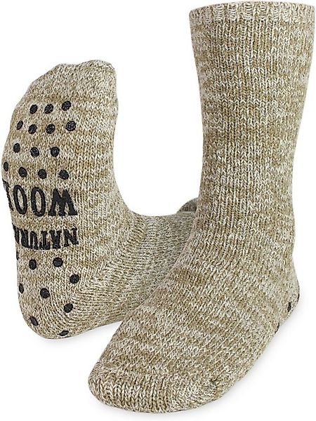 Circle Five ABS-Socken Winterhausschuhe mit ABS-Druck - Wollsocken (1 Paar) günstig online kaufen