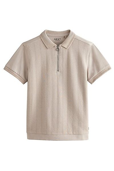 Next Poloshirt Kurzärmeliges RV-Polohemd mit Struktur (1-tlg) günstig online kaufen