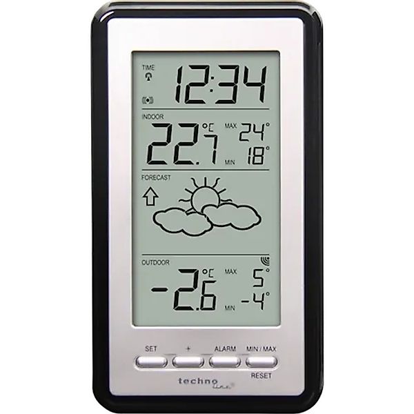technoline Wetterstation WS 9130 Schwarz günstig online kaufen
