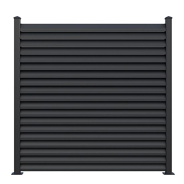 GroJa Steckzaun Lumino Rhombus 180 cm x 180 cm Anthrazit günstig online kaufen