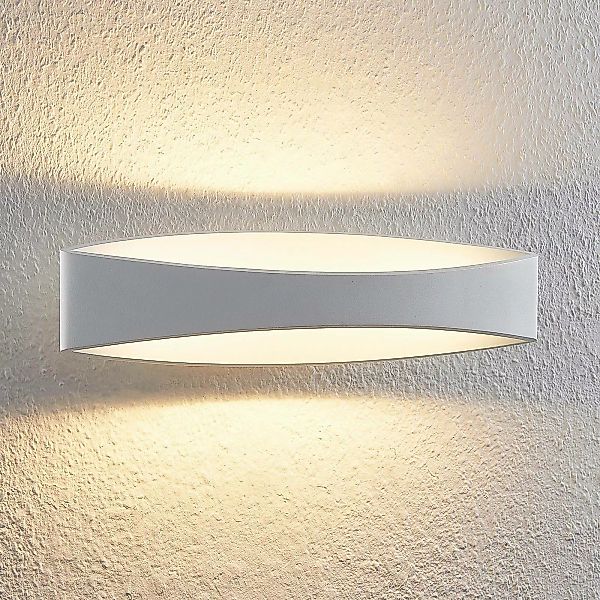 Arcchio LED-Wandleuchte Jelle, 44 cm, weiß, Metall, up/down günstig online kaufen