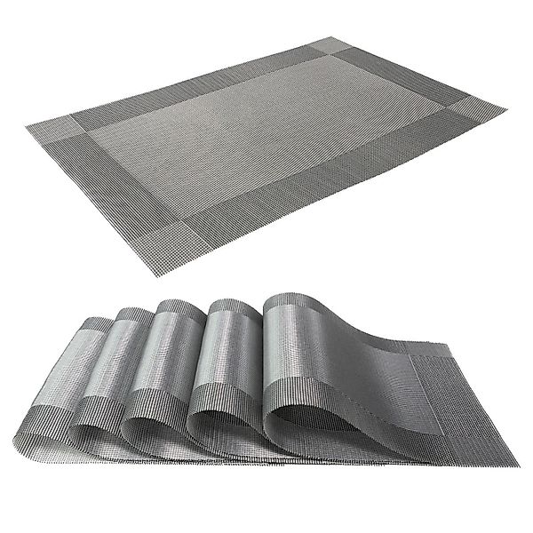 Intirilife Platzset, (Set, 6-St., 6x Platzset), Tischset Tischmatte Unterse günstig online kaufen