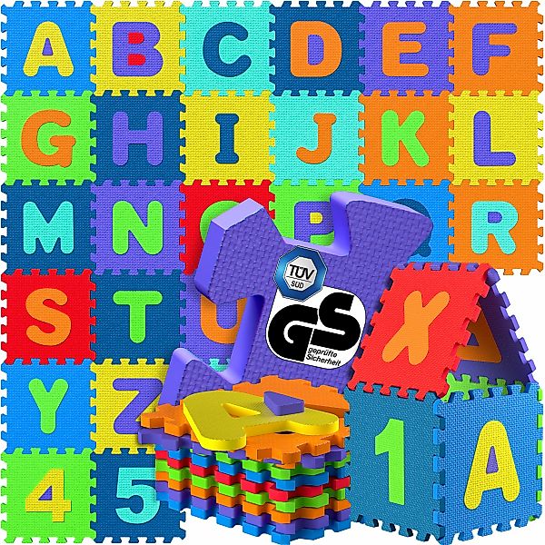 Puzzlematte 86-tlg Bunt günstig online kaufen