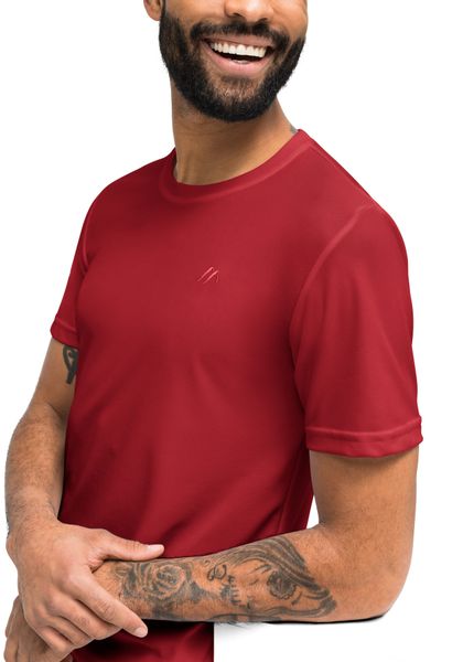 Maier Sports Funktionsshirt "Walter" Herren T-Shirt, rundhals pique Outdoor günstig online kaufen