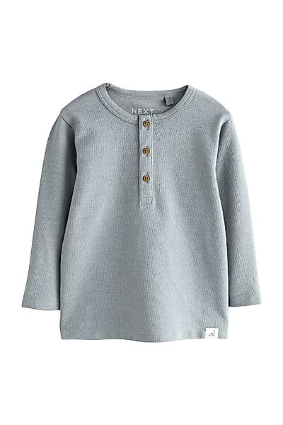 Next Langarmshirt Langarmshirt mit Henley-Ausschnitt (1-tlg) günstig online kaufen