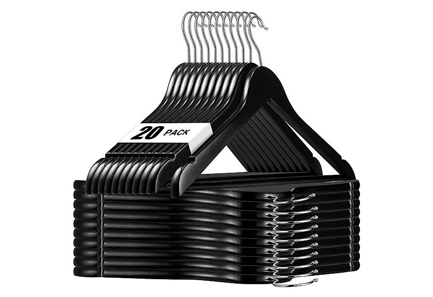 House Day Kleiderbügel Holz für Anzüge, rutschfest, (20-tlg), Kleiderbügel günstig online kaufen
