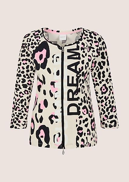 MADELEINE Langarmshirt "Shirtjacke Sportiver Halbarm Shirtblazer mit Print" günstig online kaufen