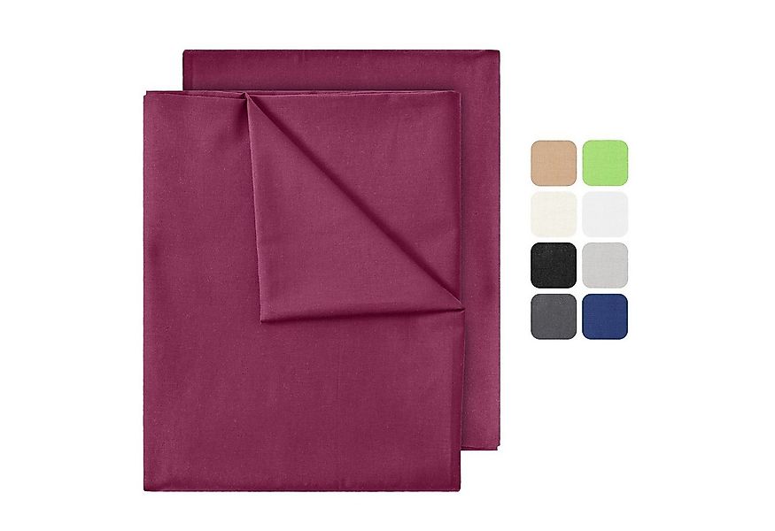 NatureMark Bettlaken 2er Pack gewebtes Bettlaken, 100% Baumwolle, Gummizug: günstig online kaufen