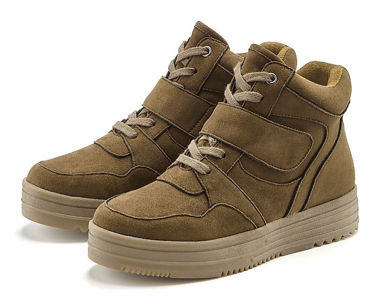 French Connection Stiefelette "Stiefel," runde Schuhspitze, mit Klettversch günstig online kaufen