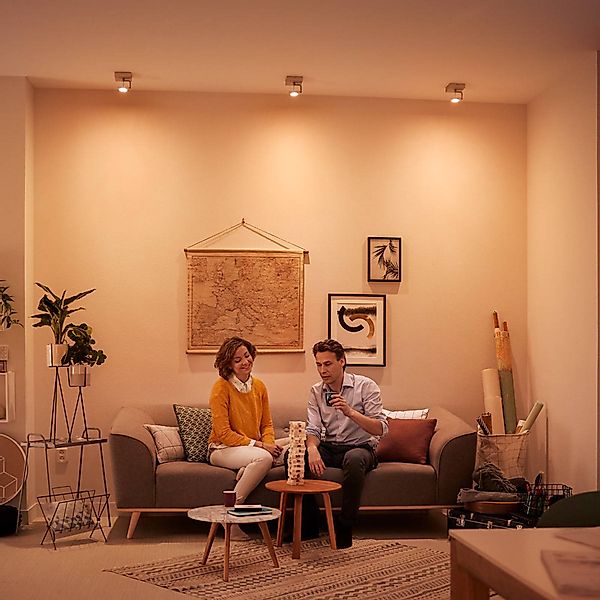 Philips LED WarmGlow Lampe ersetzt 35W, GU10 Reflektor PAR16, warmweiß, 230 günstig online kaufen