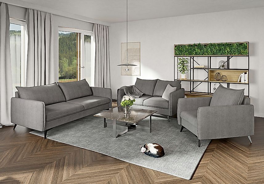 S-Style Möbel Polstergarnitur 3+2+1 Azalea mit günstig online kaufen