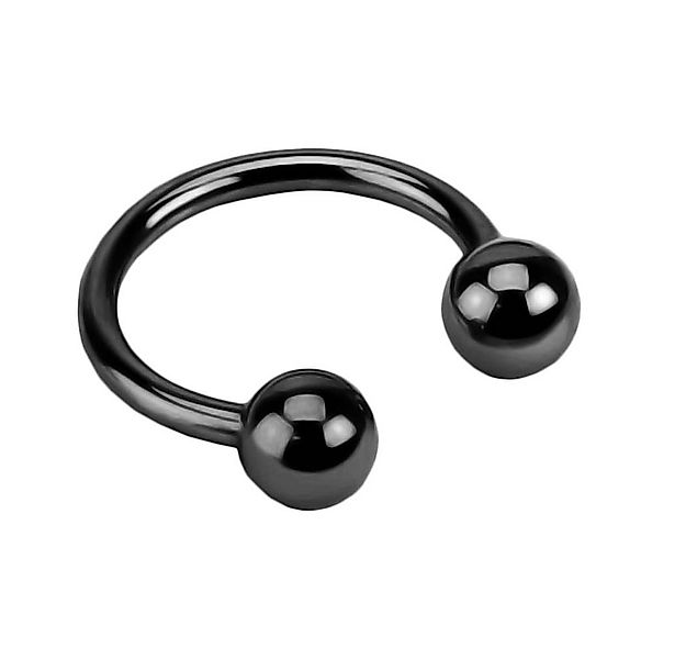 viva-adorno Nasenpiercing Hufeisen Piercing Edelstahl Kugeln Lippenpiercing günstig online kaufen