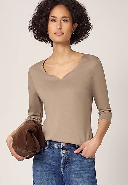 STREET ONE 3/4-Arm-Shirt mit 3/4 Ärmeln günstig online kaufen