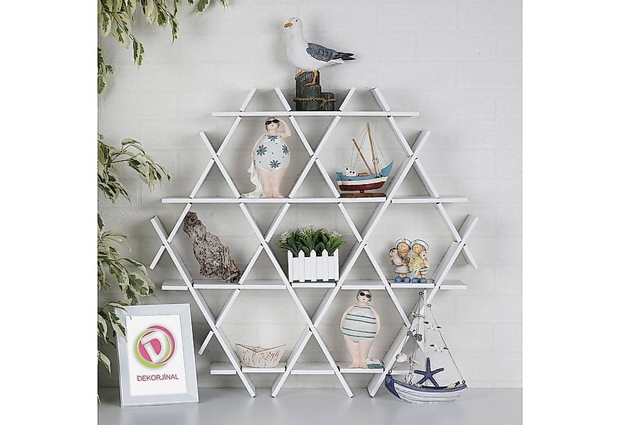 Skye Decor Wandregal 100% CORRUGATED CARDBOARD, 70 x 67 x 11 cm L1608 günstig online kaufen