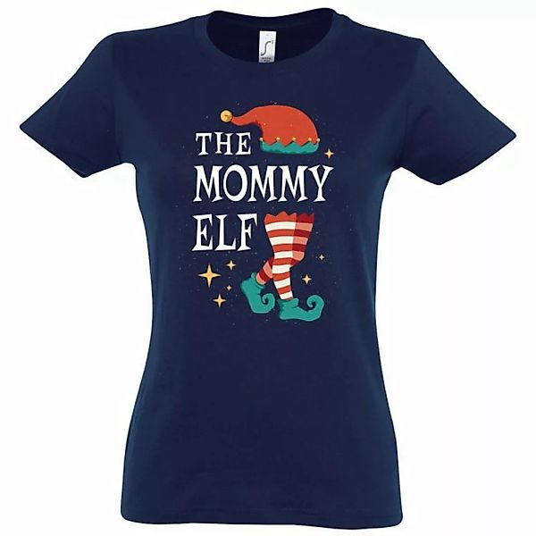 Youth Designz T-Shirt The Mommy Elf Damen Shirt mit trendigem Frontprint günstig online kaufen