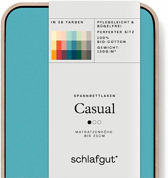 Schlafgut Spannbettlaken CASUAL u.a. in Gr. günstig online kaufen