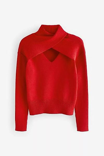 Next Strickpullover Pullover mit überkreuztem Detail (1-tlg) günstig online kaufen