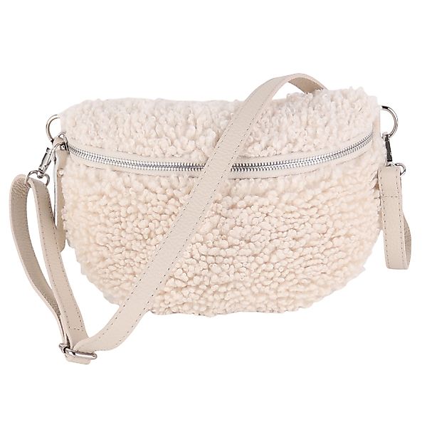 MIRROSI Bauchtasche Damen Brusttasche Plüsch, Teddyfell, günstig online kaufen