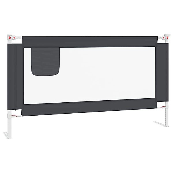 Kleinkind-bettschutzgitter Dunkelgrau 150x25 Cm Stoff günstig online kaufen