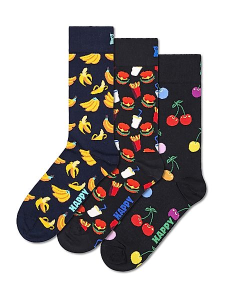 Happy Socks Socken Classic Banana (3-Paar) günstig online kaufen
