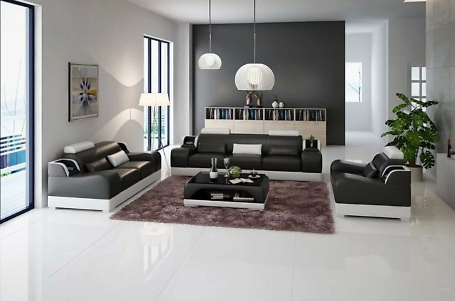 JVmoebel Sofa Beige Sofagarnitur Couch Sitz Garnitur 3+2+1 Komplett Set Mod günstig online kaufen