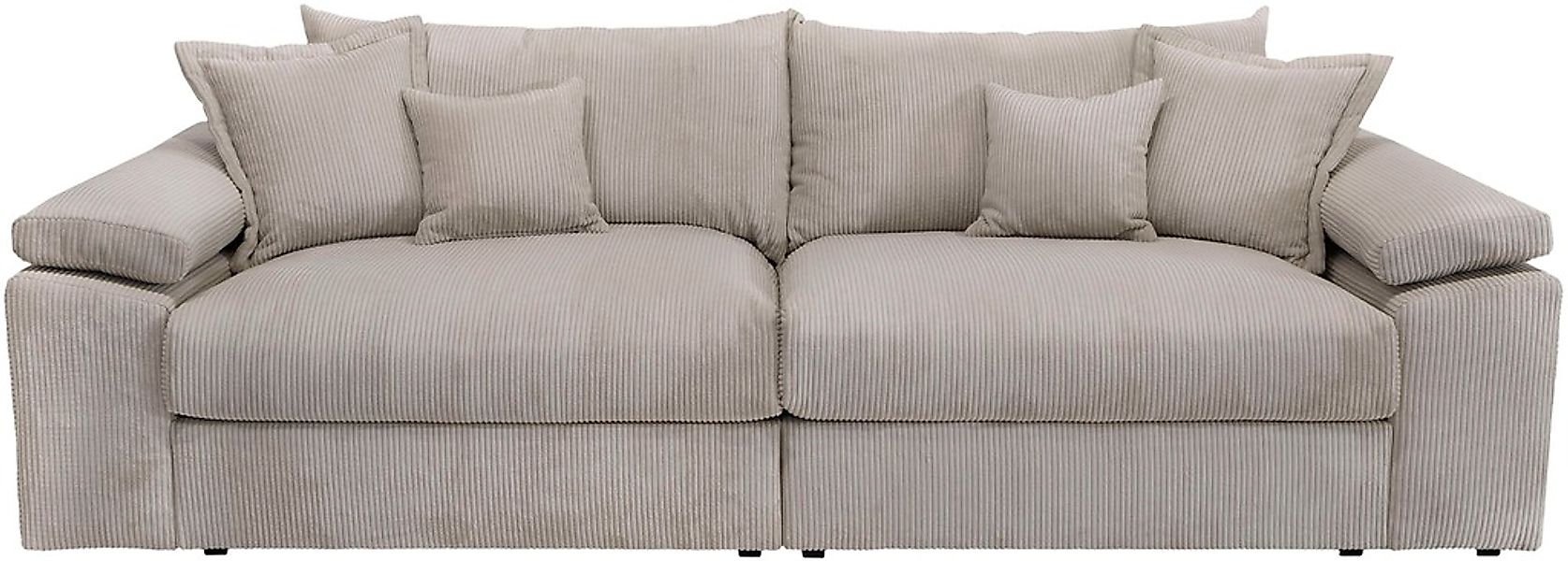 Home affaire Big-Sofa »Soft&Cosy XL - Breite 246 cm«, Mega-Sofa, in Cord, F günstig online kaufen