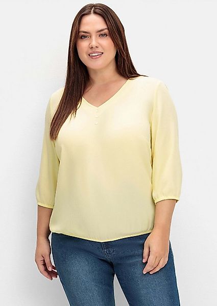 Sieh an! Klassische Bluse Schlupfbluse 3/4-Arm günstig online kaufen
