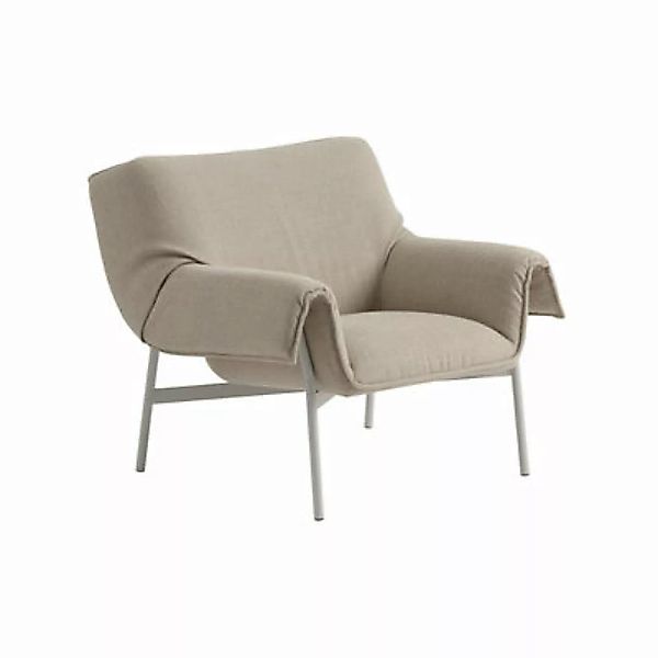 Gepolsterter Sessel Wrap textil beige / Stoff - Muuto - Beige günstig online kaufen