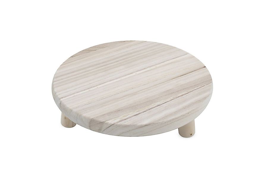 Spetebo Blumenhocker Holz Blumenhocker natur mit 3 Beinen (Anzahl, 1 St., S günstig online kaufen