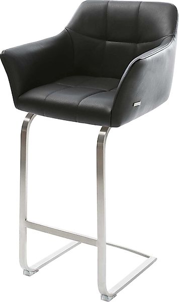 DELIFE Barhocker Yulo-Flex, Freischwinger flach Edelstahl günstig online kaufen