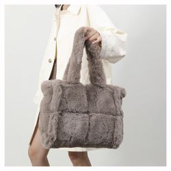 Coonoor Schultertasche Damen Plüsch Umhängetasche Groß günstig online kaufen