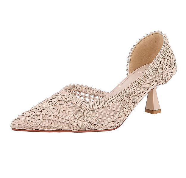 Ital-Design Elegante Pumps mit geflochtenem Design für Damen Pumps (8954239 günstig online kaufen