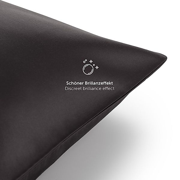 Blumtal Kissenbezüge Premium Mako Satin Kissenbezug, superweich aus 100% Ba günstig online kaufen