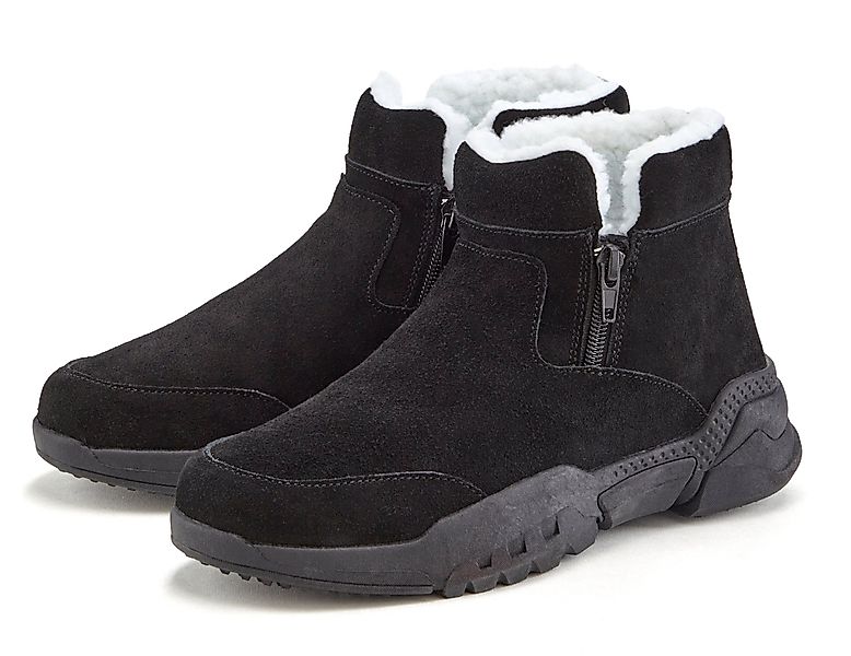 Vivance Stiefelette aus Veloursleder und mit günstig online kaufen