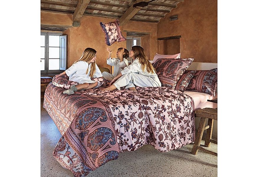 Bassetti Bettwäsche Bettwäsche Bassetti Mako Satin Genova 41 natur rosa 135 günstig online kaufen