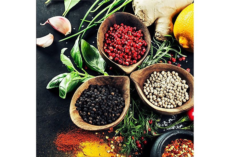 artissimo Deco-Panel Bild Küche Kaffee 30x30cm / Küchendeko modern / Wandbi günstig online kaufen