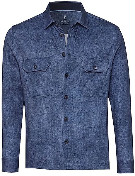 DESOTO Hemdjacke Denim Spark Dunkelblau - Größe XL günstig online kaufen