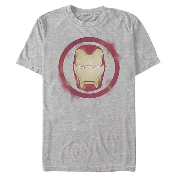 Marvel - Avengers Endgame - Iron Man Spray Logo - Männer T-Shirt günstig online kaufen