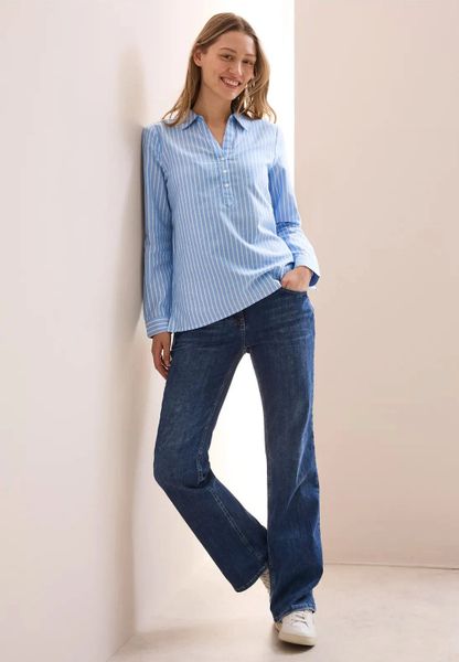 CECIL Blusenshirt Gestreifte Oxford Bluse (1-tlg) günstig online kaufen
