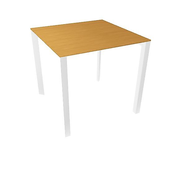 Profilo Konferenztisch 80x80 cm Laminierte Platte Buche natur günstig online kaufen