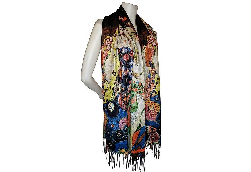 Dark-Desires Schal Warmer Schal mit Kunstmuster "Die Jungfrauen" von Gustav günstig online kaufen