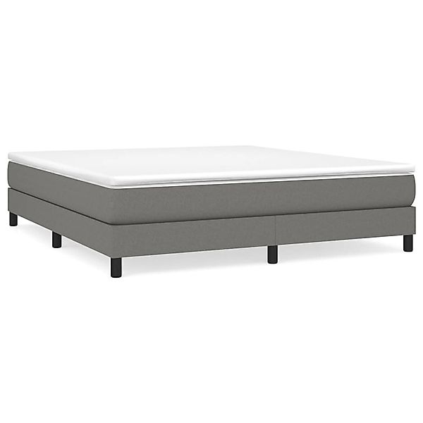 vidaXL Boxspringbett mit Matratze Dunkelgrau 180x200 cm Stoff1379146 günstig online kaufen