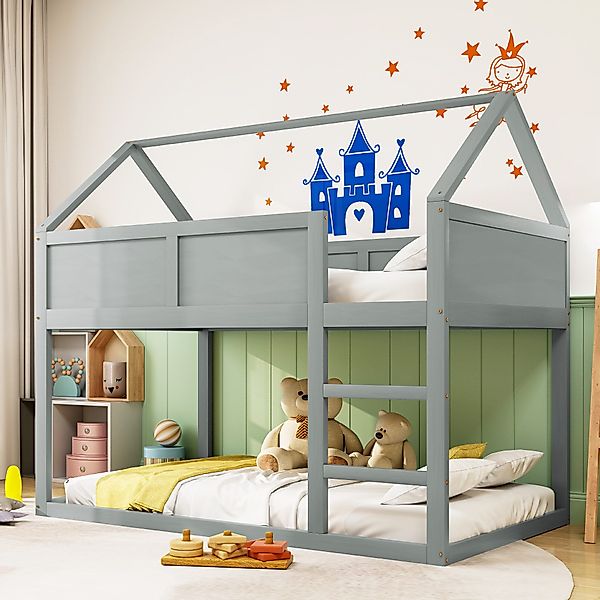 Merax Etagenbett (1-St), Hochbett 90x200cm mit günstig online kaufen